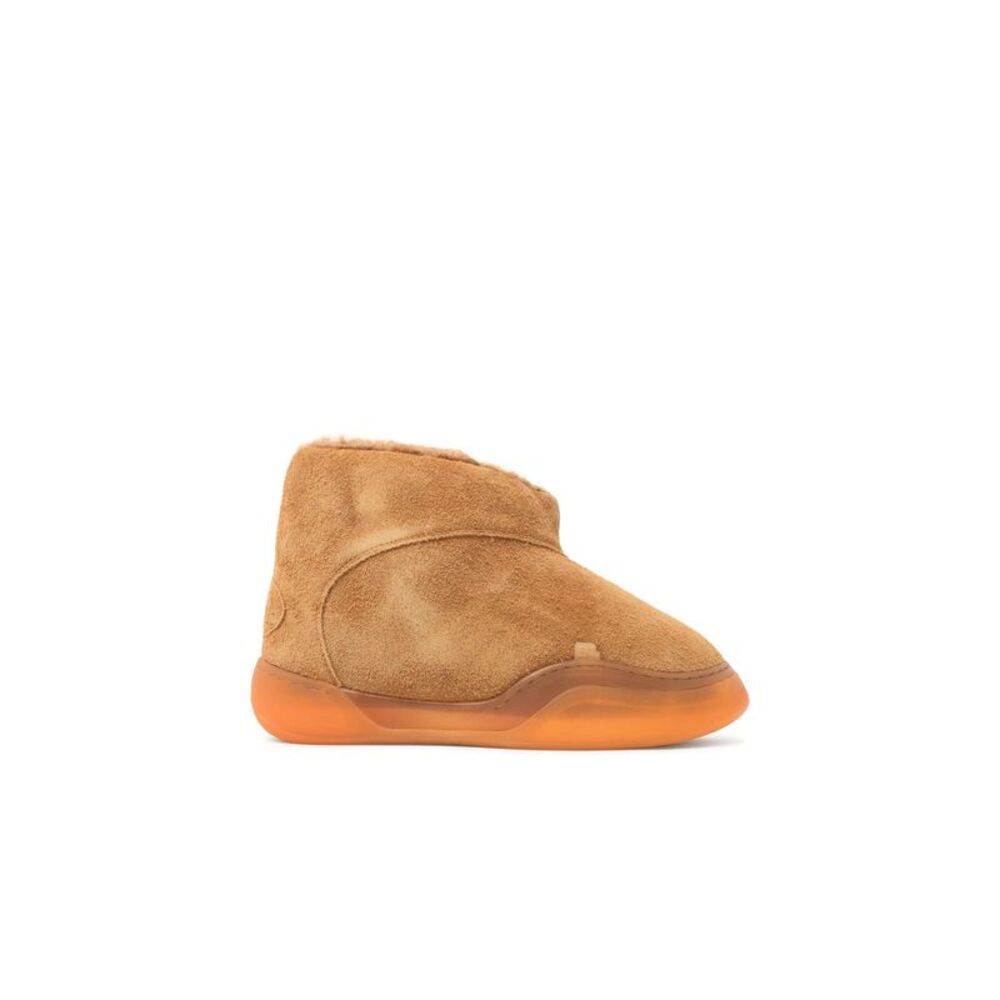 Erl 'Vamp' 'Natural' Suede Ankle Boots Men